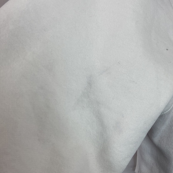 Champion Cropped Sweatshirt White Size Extra Large XL - Picture 14 of 16